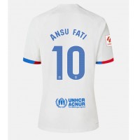 Barcelona Ansu Fati #10 Fußballbekleidung Auswärtstrikot 2023-24 Kurzarm
